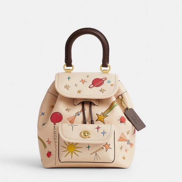 EUC Coach X Observed By Us Riya Backpack 21 In Colorblock - Picture 1 of 8